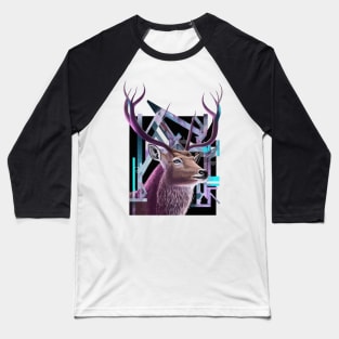 Deer Geometric russian Baseball T-Shirt